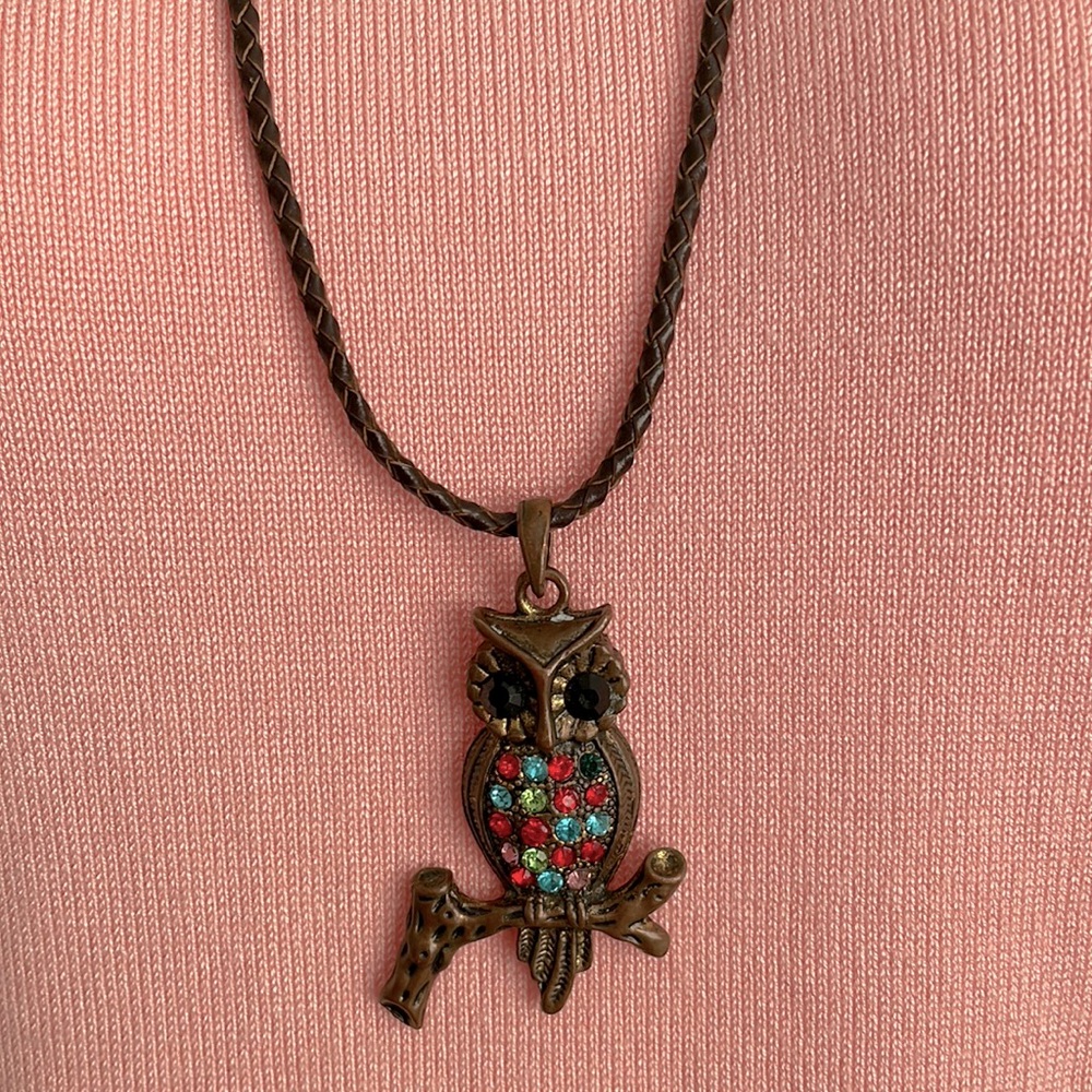 Leather necklace